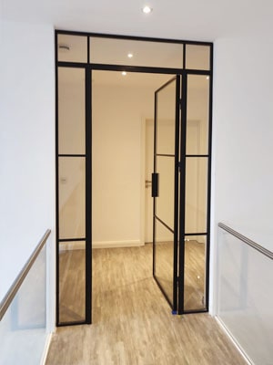 Stahl Loft Tür Loft Tür aus Stahl und Glas - Hamburg